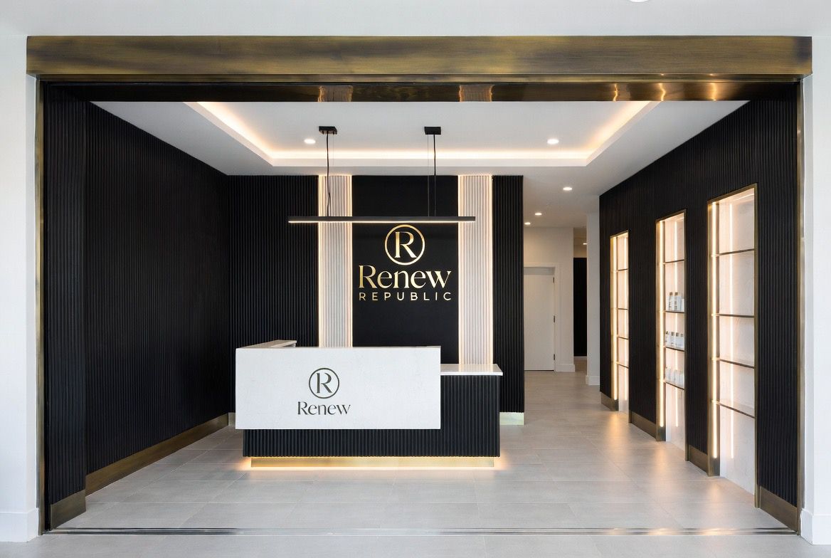 Renew Republic medical wellness center — peptide therapy, hormone optimization, red light therapy, executive biohacking Houston